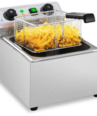 Friteuse électrique - 1 x 10 litres - Minuterie