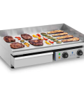 Plancha électrique lisse - 72,5 cm - 2 x 2,2 kW