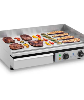 Plancha électrique lisse - 72,5 cm - 2 x 2,2 kW