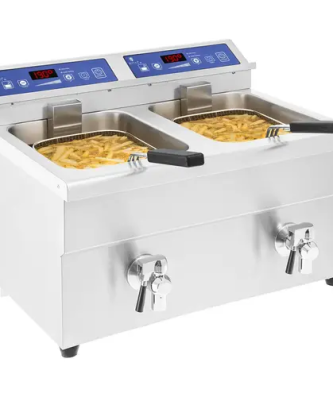 Friteuse à induction - 2 x 10 litres - 60 à 190°C