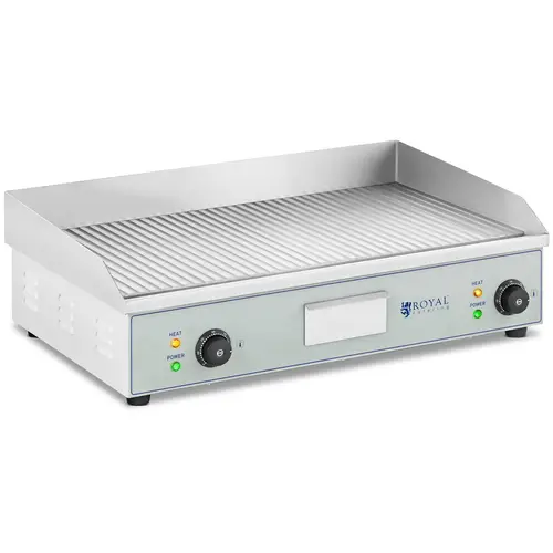 Plancha électrique professionnelle - Double - 400 x 730 mm - Royal Catering - 2 x 2 200 W