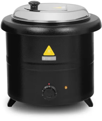 Soupière électrique - 13 l - 600 W - Noire