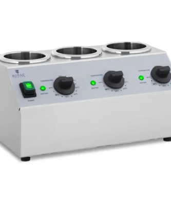 Chauffe sauce bouteille - 3 x 1 l - Panneau de commande au-dessus - Royal Catering