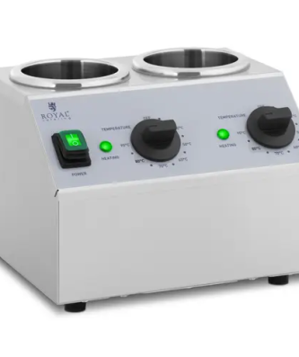 Chauffe sauce bouteille - 2 x 1 l - Panneau de commande au-dessus - Royal Catering