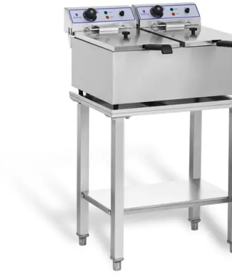 Friteuse électrique - 2 x 17 litres - avec support