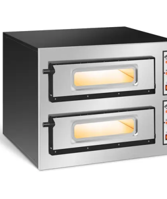 Four à pizza - 2 chambres - 2 x Ø 45 cm