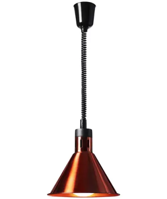 Lampe chauffante - Cuivre - 27 x 27 x 31 cm - Royal Catering - Acier
