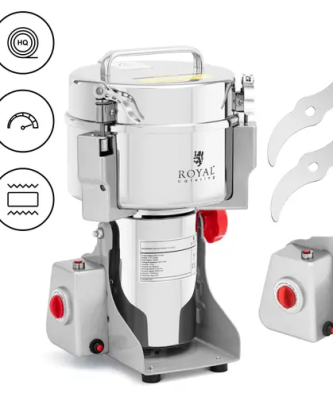 Moulin à épices électrique - 2000 g - 21 x 9.5 cm - 3400 W - Royal Catering