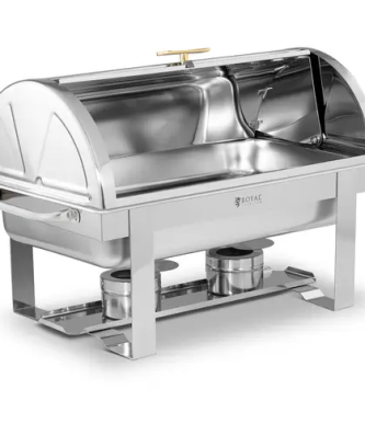 chafing dish - GN 1/1 - 9 L - 2 bruleurs - Royal Catering