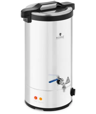 Cuve de fermentation - 30 L - 700 / 1 800 / 2 500 W - 30 - 110 °C - Acier inoxydable