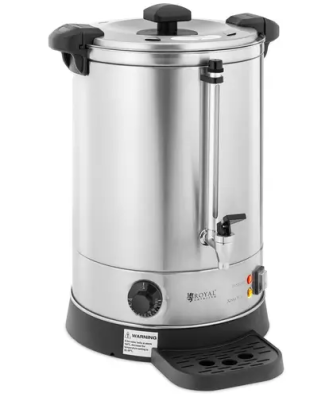 Distributeur d'eau chaude - 13.5 l - 2500 W - Plateau d'égouttage - Argent