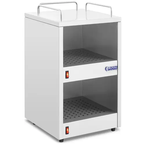 Chauffe-tasse - 72 tasses max. - Royal Catering - 2 étagères