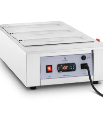Tempéreuse à chocolat - 3 x 3,2 l - 100 °C max. - Royal Catering