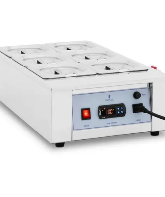 Tempéreuse à chocolat - 6 x 1,5 l - 100 °C max. - Royal Catering