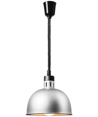 Lampe chauffante - Argent - 28.5 x 28.5 x 29 cm - Royal Catering - Acier