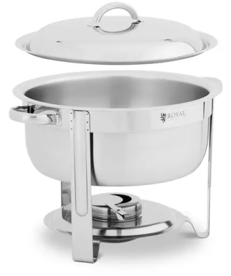 Chauffe-plat professionnel - rond - 5 L - Royal Catering