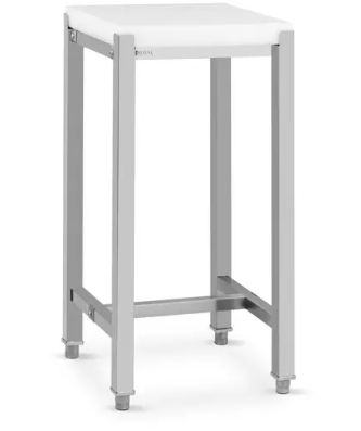 Billot boucherie - 40 x 40 cm - Royal Catering - Hauteur de travail : 88 cm