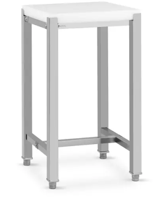 Billot boucherie - 40 x 50 cm - Royal Catering - Hauteur de travail : 80 cm