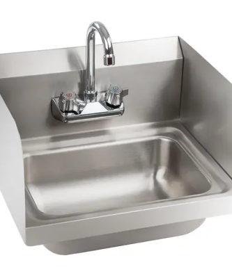 Evier en inox - avec armature