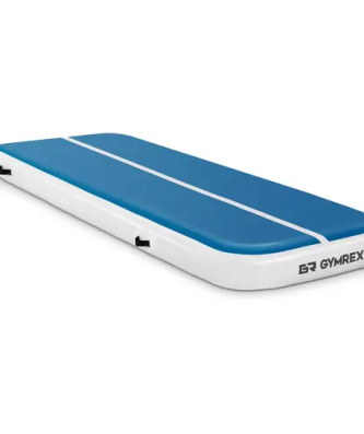Air tumbling mat - 300 x 100 x 20 cm - 150 kg - Bleu/blanc