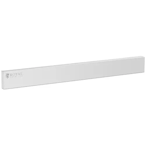 Porte couteau aimanté - Acier inoxydable / aimant en ferrite - 44.5 x 4.5 x 2 cm