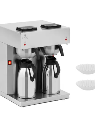 Cafetière professionnelle - 2 x 2 L - avec Pichets isothermes