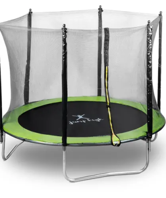 Trampoline de jardin - ⌀244 cm - 100 kg - Filet