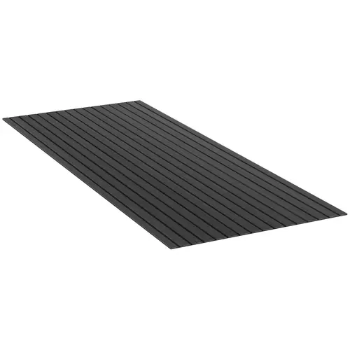 Tapis de sol bateau extérieur - 240 x 90 cm - anthracite/noir