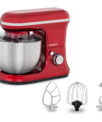 Robot pâtissier professionnel - 1 200 W - 5 l - Rouge intemporel