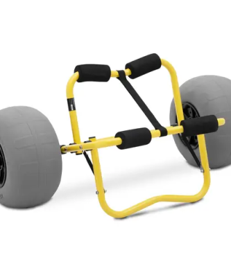 Chariot pour kayak - pliable - avec roues "ballon" - 75 kg
