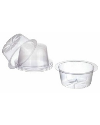 Moule aspic rond plastique 8 x 3,5 cm - par 100