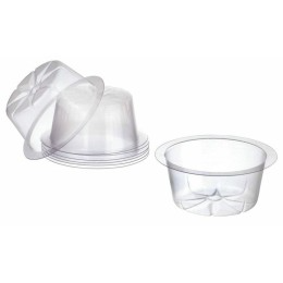 Moule aspic rond plastique 8 x 3,5 cm - par 100