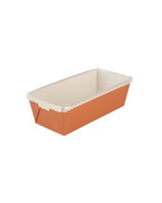 Moule de cuisson rectangulaire carton "Optima" 20 x 8,2 x 7 cm - par 40
