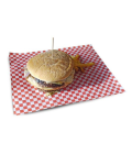 Papier ingraissable damier rouge 32 g/m² format 28 x 34 cm - par 1000