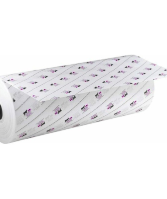 Papier paraffiné 1 face blanc 50 g/m² "Qualité Premium" en bobine de 35 cm - par 10 kg
