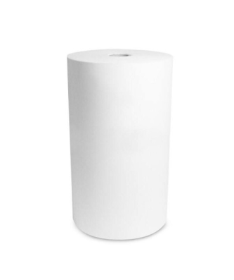 Papier paraffiné fibre recyclée 1 face blanc 50 gr/m² en bobine de 33 cm - par 10 kg