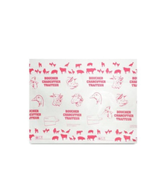 Pochette fraicheur boucherie papier avec fermeture adhésive 33 x 25 cm - par 1000