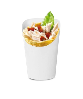 Pot à wrap carton blanc 6 x 6 x 12 cm - par 50