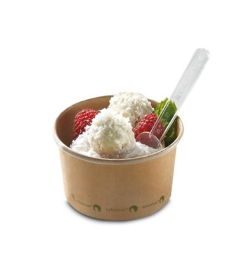 Pot carton kraft revêtement PLA 240 ml - par 25