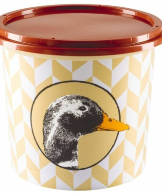 Pot plastique avec couvercle "Rillettes de canard" 125 ml - par 250