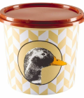 Pot plastique avec couvercle "Rillettes de canard" 250 ml - par 250