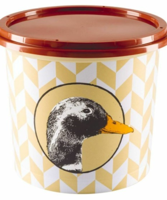 Pot plastique avec couvercle "Rillettes de canard" 250 ml - par 250