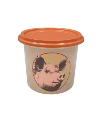 Pot plastique avec couvercle "Rillettes de porc" 250 ml - par 250