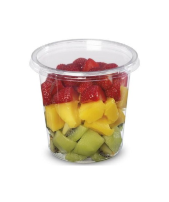 Pot plastique transparent Tusipack 750 ml - par 50