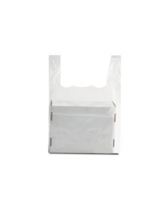 Sac bretelles plastique BD 50 microns transparent 26 x 6 + 6 x 45 cm - par 500