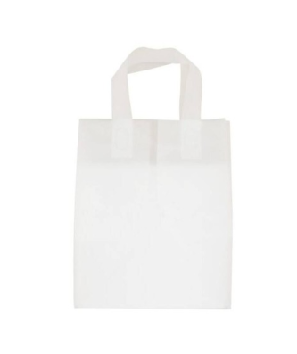 Sac cabas traiteur plastique avec renfort de fond 32 x 22 x 30 cm - par 25