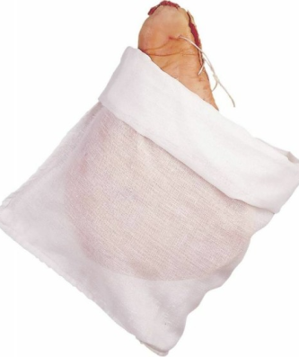 Sac conservation jambon sec en coton 66 x 53 cm - par 25