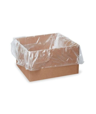 Sac fond de caisse plastique transparent 12 microns 60 x 20 x 60 cm - par 800