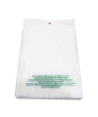 Sac liasse biosourcé transparent 17 x 22 cm - par 5000