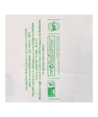 Sac liasse biosourcé transparent 30 x 35 cm - par 4000